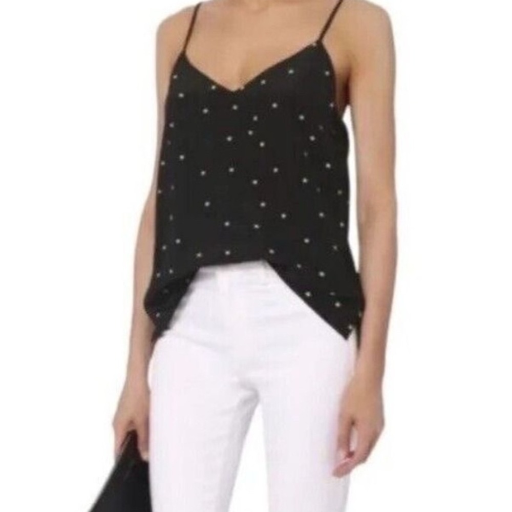 Lagence grommet black silver tank size small